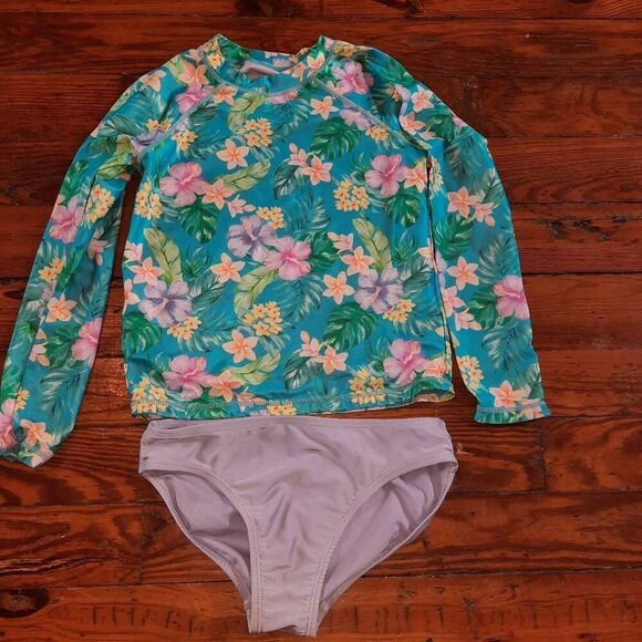 Girls Two Piece Swim Suit - Picture 1 of 2